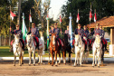 Curitiba, 28 de junho de 2019. Regimento de Polícia Montada comemora 140 anos com solenidade e a participação do presidente em exercício, Hamilton Mourão.