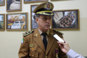 Curitiba, 07 de agosto de 2019. Aniversario Colegio da Policia Militar. Foto: entrevista Cel. Morais.
