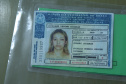 documento falso utilizado por Elaine Cristina Correa de Oliveira