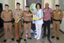 Curitiba, 12-08-2019 Entrega de Leites da Banda da PMPR Foto: entrega de leita ao Instituto AMA.