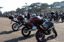 São José dos Pinhais, 17 de agosto de 2019. Passeio Motociclisto da PMPR.