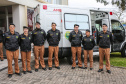 Curitiba, 20 de agosto de 2019.  Entrega de Ambulancia HPM.