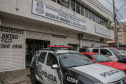 A delegada Camila Cecconelo concede entrevista coletiva nesta quarta-feira (25), para falar sobre o interrogatório do suspeito pelo homicídio da menina Rachel Genofre. A Polícia Civil do Paraná interrogou o suspeito nesta terça-feira (24), em Sorocaba, onde está preso. Foto: Geraldo BUbniak/AEN