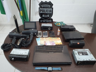 Polícia Civil prende suspeito de tráfico de drogas e receptação em Castro