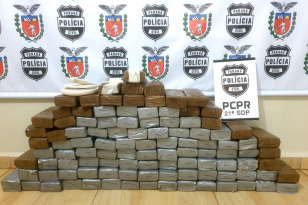 Polícia Civil apreende cerca de 100 quilos de maconha em Cianorte 