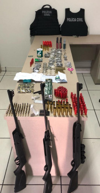 Polícia Civil fecha loja clandestina de munições em Campina da Lagoa