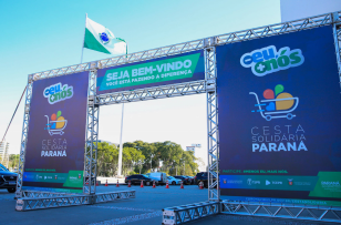 SESP apoia campanha Cesta Solidária Paraná para arrecadação de alimentos às famílias em situação vulnerável