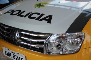 Denúncia via 190 auxilia PM a prender suspeito de ameaçar matar família em Palmas (PR)