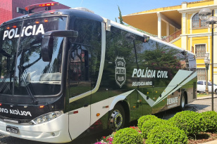 PCPR atua com Delegacia Móvel no concurso Magistratura em Curitiba