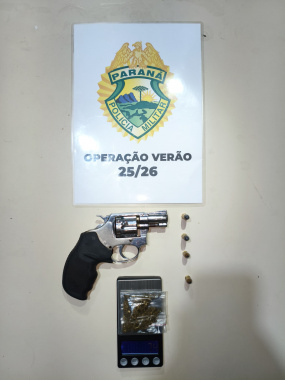 PMPR prende motociclista armado e com drogas durante fiscalização em Pontal do Paraná