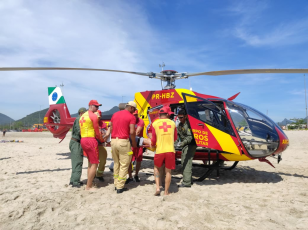 Equipes de resgate salvam idoso após parada cardiorrespiratória em Matinhos