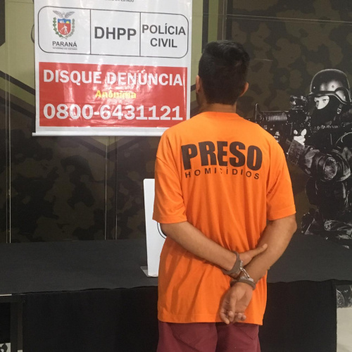 PCPR cumpre mandado de prisão contra suspeito de homicídio no Centro de Curitiba