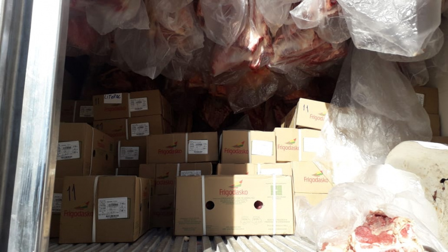 PCPR recupera carga de 11 toneladas de carne na RMC