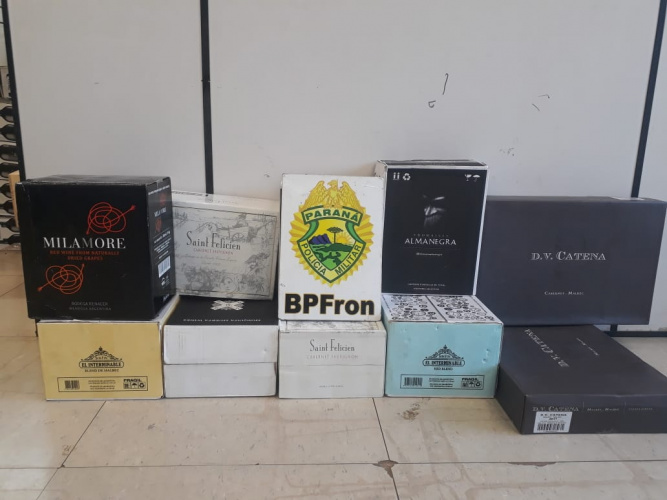 Nova fase da Operação Hórus resulta na apreensão de diversas bebidas em Barracão (PR)