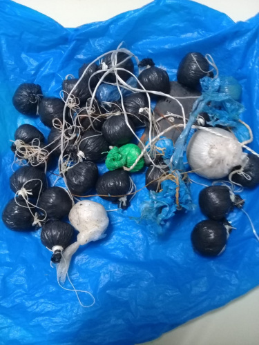 Agentes da CCSJP interceptam fumo que seria entregue para presos