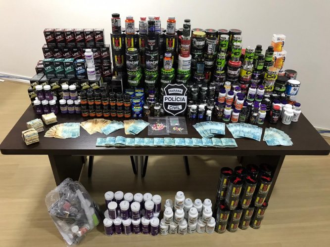 PCPR prende três pessoas suspeitas de vender produtos de uso proibido no Brasil