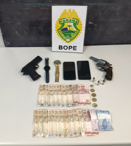 Em Curitiba, BOPE prende homem por porte ilegal de arma de fogo e suspeita de roubo à ônibus no Parolin