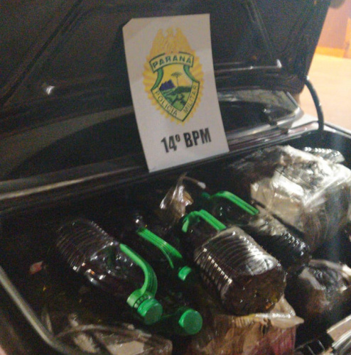 Contrabando da Argentina é apreendido pela PM durante abordagem em Foz do Iguaçu