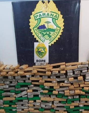 BOPE evita negociação de maconha e apreende 448 quilos de droga em Curitiba