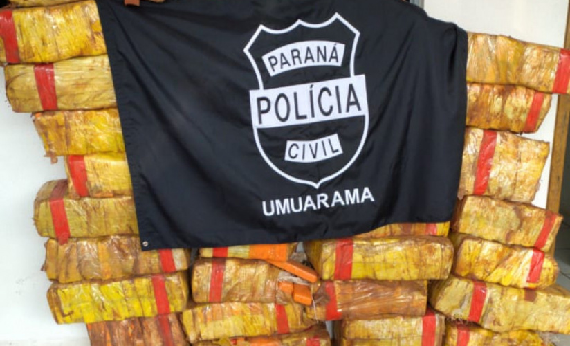 PCPR apreende quase meia tonelada de maconha em Umuarama
