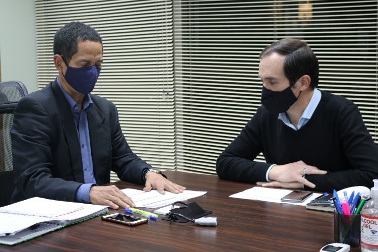 coronel Marinho e coronel Zampieri discutem Programa de saúde mental para servidores da SESP e seus dependentes