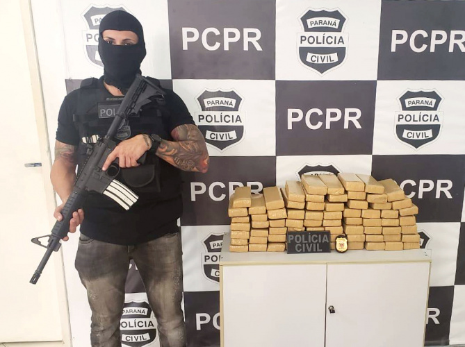 PCPR apreende 50 quilos de maconha em Araucária