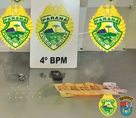 Homem é preso por envolvimento com o tráfico após denúncia da população, em Maringá (PR)