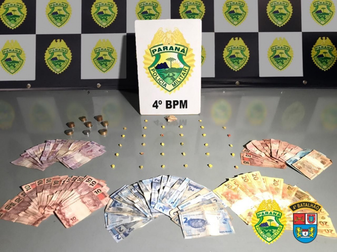 Mulher é presa pela PM e mais de 30 pedras de crack são apreendidas em Maringá (PR)