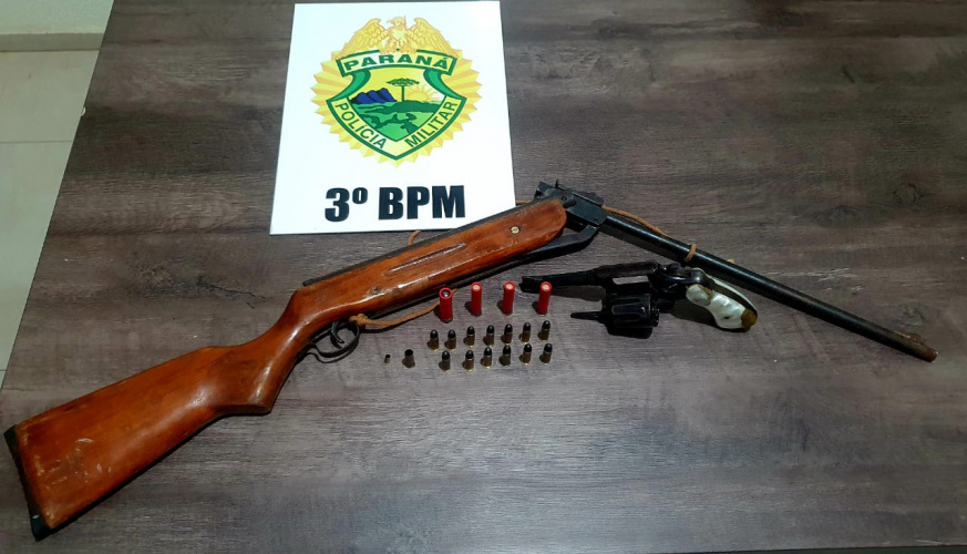 Fiscalização da PM do cumprimento das medidas de prevenção à Covid-19 resulta em quatro encaminhados e duas armas apreendidas no Sudoeste do PR