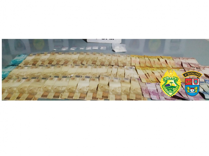 Quatro pessoas são encaminhadas pela PM por envolvimento com o tráfico de drogas em Maringá, no Noroeste