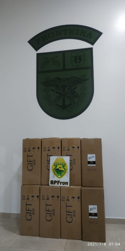 BPFron apreende 400 pacotes de cigarros contrabandeados durante ação da Operação Hórus