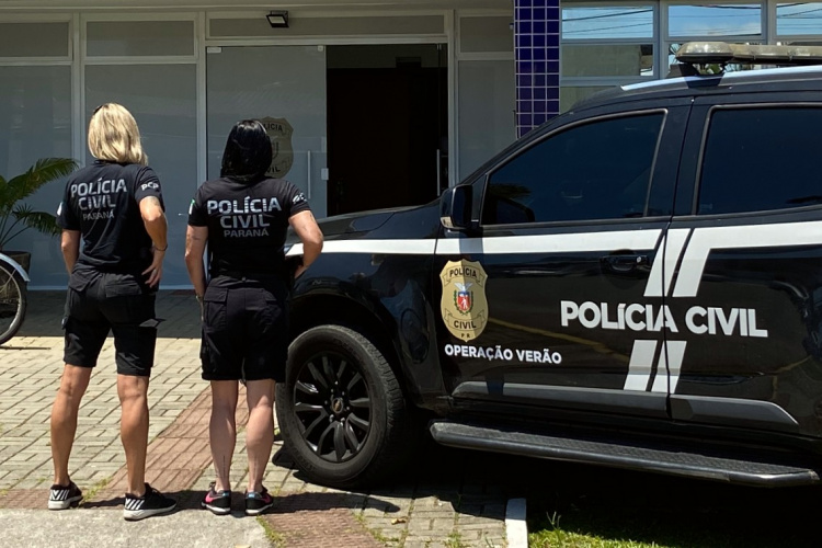 Polícia Civil divulga vídeo de suspeito de homicídio ocorrido em Matinhos