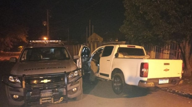 Polícia Militar Recupera caminhonete roubada e prende homem por receptação em Campo Mourão