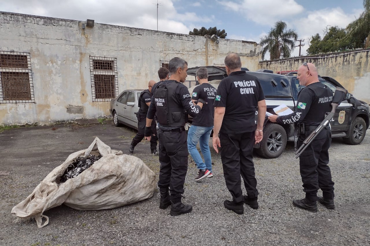 PCPR prende em flagrante suspeitos de receptação durante operação contra furtos e roubos de cabos
