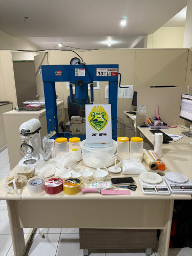PMPR desmantela laboratório de cocaína em Telêmaco Borba