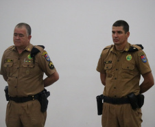 Manifestação de apoio e homenagens marcam o primeiro aniversário do 28 Batalhão da Polícia Militar na Lapa (PR)
