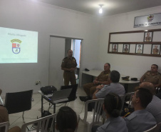  Quartel do Comando-Geral recebe delegação de São Paulo para aperfeiçoamento profissional em Curitiba (PR) 