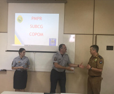  Quartel do Comando-Geral recebe delegação de São Paulo para aperfeiçoamento profissional em Curitiba (PR) 