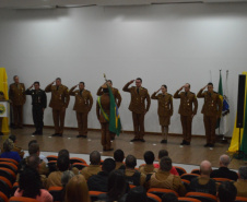 Manifestação de apoio e homenagens marcam o primeiro aniversário do 28 Batalhão da Polícia Militar na Lapa (PR)