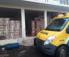 10 pessoas são encaminhadas e mais de 400 caixas de cigarro contrabandeado são apreendidas em situações distintas no Norte Pioneiro do Paraná