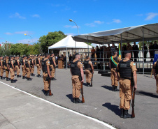  Batalhão responsável pelo policiamento da região Leste de Curitiba recebe novo Comandante durante solenidade 