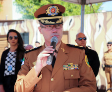  Batalhão responsável pelo policiamento da região Leste de Curitiba recebe novo Comandante durante solenidade 