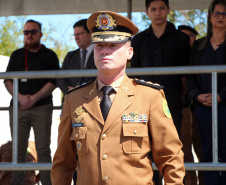  Batalhão responsável pelo policiamento da região Leste de Curitiba recebe novo Comandante durante solenidade 