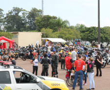  Mais de 200 pessoas se reúnem na 5ª Edição do Passeio Motociclístico do Pelotão de Trânsito em Ponta Grossa (PR) 