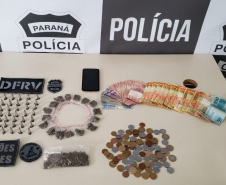 PCPR prende quatro pessoas envolvidas com roubo e tráfico de drogas em Curitiba e RMC