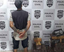PCPR apreende cerca de 120 quilos de maconha em Cascavel