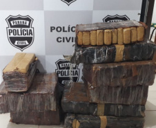 PCPR apreende cerca de 120 quilos de maconha em Cascavel