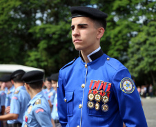 Secretário prestigia solenidade em comemoração a formatura do Ensino Médio do Colégio da Polícia Militar