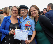 Secretário prestigia solenidade em comemoração a formatura do Ensino Médio do Colégio da Polícia Militar