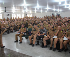 Tropa da PM que atuará na temporada passa por treinamento
